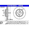 ATE 2x Disco freno ventilato 24.0120-0248.1 ATE per SUZUKI BALENO SWIFT V