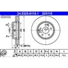 ATE 2x Disco freno ventilato 24.0325-0110.1 ATE per MERCEDES-BENZ CLASSE C CLASSE E