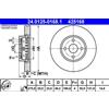 ATE 2x Disco freno ventilato 24.0125-0168.1 ATE per TOYOTA COROLLA COROLLA Familiare