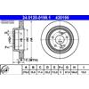 ATE 2x Disco freno ventilato 24.0120-0199.1 ATE per MERCEDES-BENZ CLASSE E