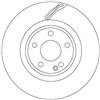 TRW 2x Disco freno ventilato DF6867 TRW per INFINITI Q30 QX30