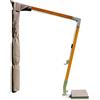 Custodia Fodera per Ombrellone da Giardino 310x60 cm in Mytex Impermeabile Taupe