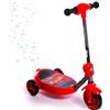 Monopattino Elettrico a Batteria 3 Ruote per Bambini Sparabolle con Licenza Disney Cars