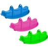 Dondolo 3 Posti 104x44x37 cm in Plastica Blu o Rosa o Verde