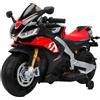 Moto Elettrica per Bambini 24V con Licenza Aprilia RSV4 BIG Nera