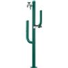 Fontana a Colonna Rubinetto Doppio in Ottone e Porta Tubo Arizona Belfer 42/ARZ Verde