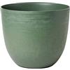 Vaso Rotondo Indoor e Outdoor Tera con Riserva D'acqua Over Forest Ø28 cm in Plastica Verde