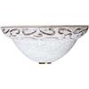Applique 1xE27 Ganci Bz Vetro Screpolato Bianco Finali Ambra E-Energy Asia