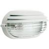 Lampada Applique Ovale Piccola Colore Bianco per Esterno Linea Palpebra Sovil