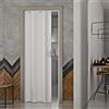 Porta a Soffietto da Interno 83x214 cm in PVC Dalia Bianca Pastello