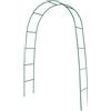 Arco da Giardino in Acciaio 37x130xh240 cm per Rampicanti Rama Verde