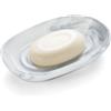 VINATO Portasapone Ceramica Effetto Marmo, Antiscivolo, 13x8,7 cm, Grigio | Portasapone in ceramica con effetto marmo, Antiscivolo, Scanalature, Per sapone, spugna e gioielli in bagno