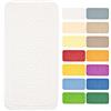 Spirella - Tappeto per Vasca in Schiuma PVC Modello Alaska - Tappeto da Bagno Antiscivolo con Ventose + Fori di Drenaggio Antimuffa - Bianco - 71 X 36 cm