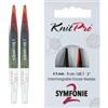 KnitPro Symfonie - 2 mini aghi intercambiabili, 5 cm, 4,5 mm