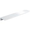 cyclingcolors 1x Maniglia per Mobili 116 mm profilo Lucata maniglia in alluminio per cassetti armadi ante arredamento cucina camera finitura cromo lucido