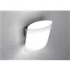 TopLight SKEW APPLIQUE A PARETE IN VETRO E METALLO 1 LUCE ATTACCO G9