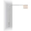 TopLight SLOPE LAMPADA DA TERRA PARETE 1188- 1 LUCE ATTACCO E27 TUBO DOPPIA CURVA DIFFUSORE CILINDRICO BIANCO
