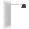 TopLight SLOPE LAMPADA DA TERRA PARETE 1188- 1 LUCE ATTACCO E27 TUBO DOPPIA CURVA DIFFUSORE CONICO NERO