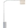 TopLight SLOPE PIANTANA 1188- 1 LUCE ATTACCO E27 TUBO DOPPIA CURVA BASE PARALLELEPIPEDO BIANCO DIFFUSORE CILINDRICO BIANCO