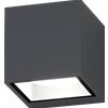 TopLight SPA APPLIQUE CUBO 2 LUCI GRIGIO ANTRACITE IP54 ATTACCO GX53