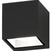 TopLight SPA APPLIQUE CUBO 2 LUCI NERO IP54 ATTACCO GX53