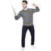Funidelia | Maglione di Grifondoro Harry Potter per donna e uomo - Hogwarts & Maghi - Il miglior merchandising da regalare ai veri fan per Natale, compleanni o qualsiasi occasione - Grigio/Argentato