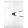 Herlitz cartella A5 PP con etichetta alungate, 1 pcs con design-stampa, dorso 2,5 cm, trasparente