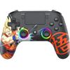 SUBSONIC - Controller Wireless Dragon Ball Ufficiale per PS4 - Nero | Licenza ufficiale Dragon Ball, Ergonomico, LED Programmabili, Vibrazione, Paddle Programmabili, Jack 3.5mm - PS4