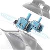 eXtremeRate eXhall Analogici Hall Effect Calibrabile Digitale per ps5 Controller, 3D Thumbstick Sensore Modulo Kit per ps5 Joystick con Scheda FPC - Blu 80gf