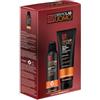 Dermolab Uomo Kit Doccia Shampoo e Deodorante Spray 48 Ore | Fragranza Muschio e Ambra, Azione Tonificante