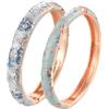 Wynameleri Braccialetto smaltato da donna, braccialetto floreale fatto a mano per signora, regalo vintage, 2 braccialetti da donna, braccialetti con ciondoli fatti a mano per donne, ragazze