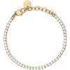 KIDULT - Bracciale Donna - Bracciale tennis dorato con cristalli - 831019