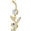 NovaNavel Piercing ombelico coniglietto in oro