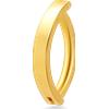 NovaNavel Piercing ombelico cerchietto basic in oro