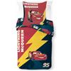 Jay Franco Kids Disney Cars - Set Copripiumino Biancheria da Letto Super Morbida in Cotone 100% con Federa, Prodotto con Licenza Ufficiale, Multicolore, 2 Pezzi Singolo