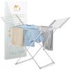 Silk Route Spice Company Silk Route Home - Stendibiancheria elettrica riscaldata a 18 barre - Spazio di essiccazione: 11,5 m - Stendibiancheria pieghevole con riscaldamento per asciugamani, lenzuola e abbigliamento