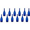 BELLEROFONTE Bottiglie in Vetro Blu per Acqua solarizzata 750 ml con tappo a pressione con guarnizione (12)
