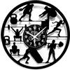 Instant Karma Clocks | Orologio da Parete Palestra | Design Fitness Gym | Idea Regalo per Appassionati di Sport