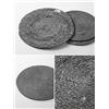 Generico Set di 6 Tovagliette Americane Rotonde Intrecciate, 40 cm, grigio | Rattan, Paglia Naturale Grigio, Vimini, Per Cucina Casa Decorazione Matrimoni