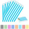 MORAINJAY 100 Pezzi Sacchetti Carta Azzurro Piccoli,13x18cm Buste Regalo Sacchetti Alimenti|Caramelle|Cioccolatini|Biscotti,Party Bag per Halloween,Natale,Feste,Matrimoni