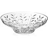 RCR Cristalleria Italiana RCR Laurus 25593020006 - Centrotavola decorativo in vetro, con cristalli, 31 x 31 x 11 cm