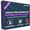 Dreamzie Coprimaterasso in Plastica Opaca 90x200 cm, Custodia Materasso per Trasloco, Stoccaggio e Trasporto con Cerniera (Spessore 30 cm), Resistente Agli Strappi