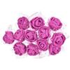 PATIKIL 144Pz Teste Fiori Artificiali Mini Rosa 0.98 con Garza Rosa | Bulk Stelo Schiuma Rose Finte, per Bouquet da Sposa Boutonniere Decorazioni per Torte Artigianato Casa