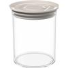 Biesse Barattolo a Tenuta Ermetica in Plastica (WARM GRAY, MEDIO)