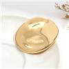 QIUMING 2 Pezzi Greatera Trendy Spilla da Donna Spille Rotonde piegate Irregolari in Metallo Spille Color Oro e Argento Accessori per Feste Gioielli Regalo