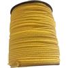 PIZZITALIANI LACES & RIBBONS SINCE 1953 PIZZITALIANI Cordino collane - Cordoncino per braccialetti GIALLO SOLE, Diametro 2mm X 100m, Passamaneria Decorativa, Resistente e Flessibile, Cordone Intrecciato a 3 Capi, Made in Italy