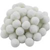 Perlin - Pompon Pompon da 12 mm, bianco, 200 pezzi, per cucito, passamaneria, palline di peluche per divertenti fai da te, artigianato creativo, DEK39 x 5
