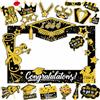 Nivofu 31 Pezzi Photo Booth Laurea 2026 Kit - Include 31 Accessori Divertenti, Gadget Laurea Colorati per Feste, Decorazioni Foto Props per Dottore, Uomo e Donna, Design Moderno e Vivace