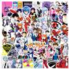 NEULEBEN 50 pezzi di adesivi Neon Genesis Evangelion, pacchetto di adesivi in vinile impermeabile giapponese Anime per computer portatile, bagagli, skateboard, auto, bambino