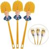 Generic 3pcs Scopino Del Bagno Forniture Divertenti Strumenti di Pulizia Bagno WC Borstel Donald Trump e Carino Borse Casa Hotel Accessori